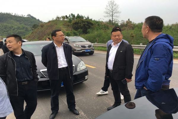 4.14蓮都區(qū)領(lǐng)導(dǎo)赴現(xiàn)場(chǎng)調(diào)研，關(guān)心支持公司發(fā)展后勁
